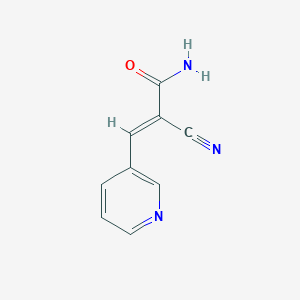 (E)-2-cyano-3-pyridin-3-ylprop-2-enamide