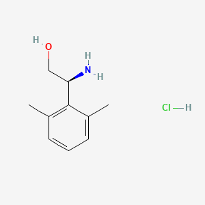 (S)-2-Amino-2-(2,6-dimethylphenyl)ethan-1-ol hydrochloride