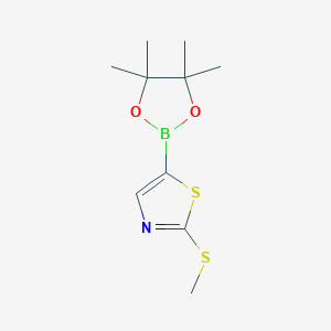 2-(Methylthio)thiazole-5-boronic acid pinacol ester