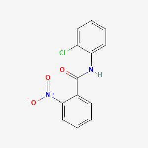 molecular formula C13H9ClN2O3 B2863286 N-(2-chlorophenyl)-2-nitrobenzamide CAS No. 50622-99-6