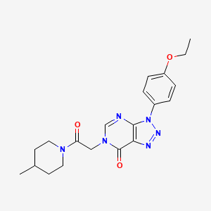 3-(4-ethoxyphenyl)-6-(2-(4-methylpiperidin-1-yl)-2-oxoethyl)-3H-[1,2,3]triazolo[4,5-d]pyrimidin-7(6H)-one
