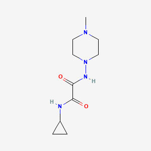 molecular formula C10H18N4O2 B2863387 N1-环丙基-N2-(4-甲基哌嗪-1-基)草酰胺 CAS No. 920236-69-7