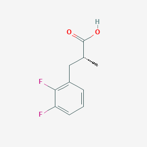 molecular formula C10H10F2O2 B2863392 (2R)-3-(2,3-Difluorophenyl)-2-methylpropanoic acid CAS No. 2248202-46-0