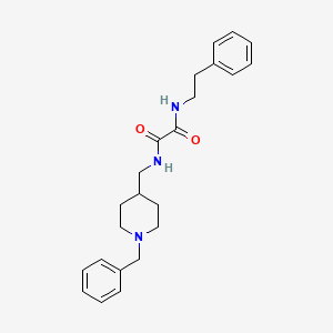 molecular formula C23H29N3O2 B2863394 N1-((1-苄基哌啶-4-基)甲基)-N2-苯乙基草酰胺 CAS No. 953249-60-0