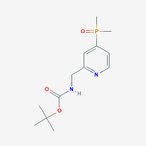 Tert-butyl N-[(4-dimethylphosphorylpyridin-2-yl)methyl]carbamate