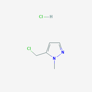 B2863443 5-(Chloromethyl)-1-methylpyrazole Hydrochloride CAS No. 1434128-56-9; 84547-63-7