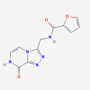 N-((8-hydroxy-[1,2,4]triazolo[4,3-a]pyrazin-3-yl)methyl)furan-2-carboxamide