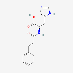 (3-Phenylpropanoyl)-L-histidine
