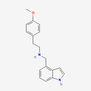 N-(1H-indol-4-ylmethyl)-2-(4-methoxyphenyl)ethanamine