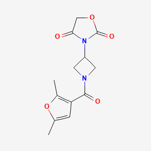 3-(1-(2,5-Dimethylfuran-3-carbonyl)azetidin-3-yl)oxazolidine-2,4-dione