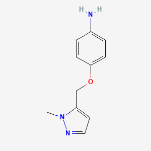 4-((1-Methyl-1H-pyrazol-5-yl)methoxy)aniline