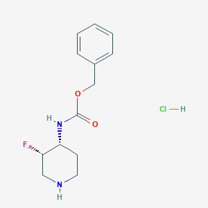 Benzyl ((3S,4R)-3-fluoropiperidin-4-yl)carbamate hydrochloride