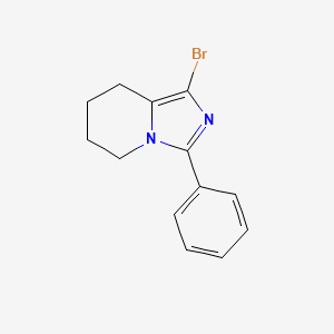 1-Bromo-3-phenyl-5,6,7,8-tetrahydroimidazo[1,5-a]pyridine