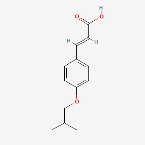 molecular formula C13H16O3 B2863563 (2E)-3-(4-isobutoxyphenyl)acrylic acid CAS No. 119103-97-8
