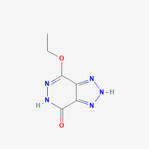 molecular formula C6H7N5O2 B286361 4-ethoxy-1H-[1,2,3]triazolo[4,5-d]pyridazin-7-ol 