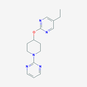 5-Ethyl-2-(1-pyrimidin-2-ylpiperidin-4-yl)oxypyrimidine
