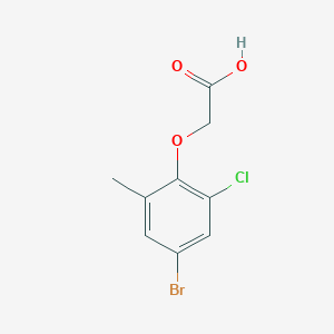 2-(4-Bromo-2-chloro-6-methylphenoxy)acetic acid
