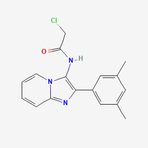 2-chloro-N~1~-[2-(3,5-dimethylphenyl)imidazo[1,2-a]pyridin-3-yl]acetamide