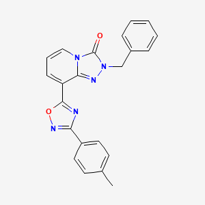 2-benzyl-8-[3-(4-methylphenyl)-1,2,4-oxadiazol-5-yl][1,2,4]triazolo[4,3-a]pyridin-3(2H)-one