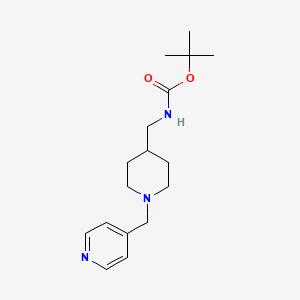 tert-Butyl [1-(pyridin-4-ylmethyl)piperidin-4-yl]methylcarbamate