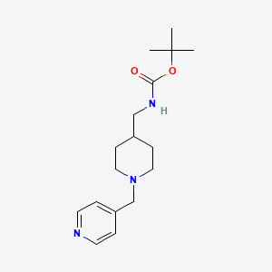 molecular formula C17H27N3O2 B2863711 叔丁基[1-(吡啶-4-基甲基)哌啶-4-基]甲基氨基甲酸酯 CAS No. 1286263-67-9