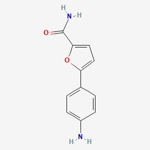 molecular formula C11H10N2O2 B2863714 5-(4-氨基苯基)呋喃-2-甲酰胺 CAS No. 93202-30-3