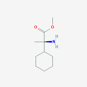 Methyl (2R)-2-amino-2-cyclohexylpropanoate