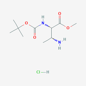 (2S,3R)-Methyl 3-amino-2-((tert-butoxycarbonyl)amino)butanoate hydrochloride