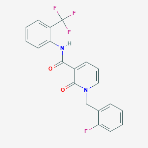 1-(2-fluorobenzyl)-2-oxo-N-(2-(trifluoromethyl)phenyl)-1,2-dihydropyridine-3-carboxamide