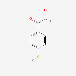 molecular formula C9H8O2S B2863756 2-[4-(Methylsulfanyl)phenyl]-2-oxoacetaldehyde CAS No. 58950-88-2