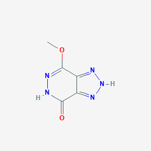molecular formula C5H5N5O2 B286376 4-methoxy-1H-[1,2,3]triazolo[4,5-d]pyridazin-7-ol 