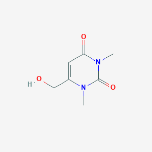 molecular formula C7H10N2O3 B286377 6-(Hydroxymethyl)-1,3-dimethyl-2,4(1H,3H)-pyrimidinedione 