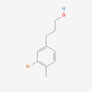 molecular formula C10H13BrO B2863770 3-(3-Bromo-4-methylphenyl)propan-1-ol CAS No. 1379300-29-4