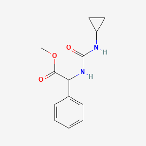 Methyl [(cyclopropylcarbamoyl)amino](phenyl)acetate