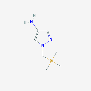 1-(Trimethylsilylmethyl)pyrazol-4-amine