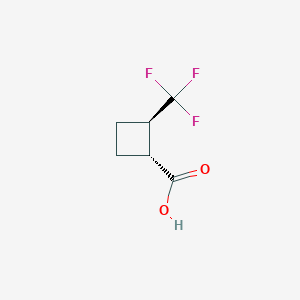 (1R,2R)-2-(Trifluoromethyl)cyclobutane-1-carboxylic acid