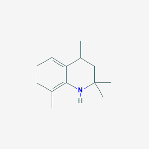 molecular formula C13H19N B2863808 2,2,4,8-Tetramethyl-1,2,3,4-tetrahydroquinoline CAS No. 4497-61-4