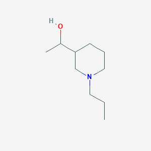 molecular formula C10H21NO B2863810 1-(1-丙基哌啶-3-基)乙醇 CAS No. 1216130-24-3
