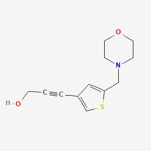 3-(5-(Morpholinomethyl)thiophen-3-yl)prop-2-yn-1-ol