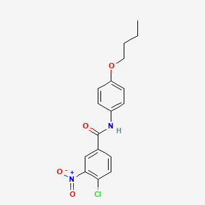 N-(4-butoxyphenyl)-4-chloro-3-nitrobenzamide