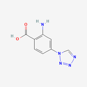 2-amino-4-(1H-tetrazol-1-yl)benzoic acid