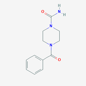 molecular formula C12H15N3O2 B028639 4-苯甲酰哌嗪-1-甲酰胺 CAS No. 100138-46-3