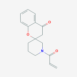 1'-Prop-2-enoylspiro[3H-chromene-2,3'-piperidine]-4-one