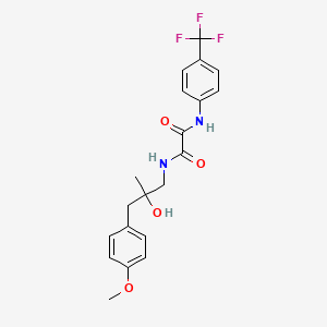 N1-(2-hydroxy-3-(4-methoxyphenyl)-2-methylpropyl)-N2-(4-(trifluoromethyl)phenyl)oxalamide