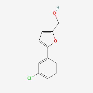 molecular formula C11H9ClO2 B2863924 [5-(3-Chlorophenyl)furan-2-yl]methanol CAS No. 40313-65-3