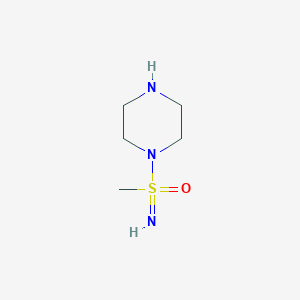 molecular formula C5H13N3OS B2863926 Imino(methyl)(piperazin-1-yl)-lambda6-sulfanone CAS No. 2007045-04-5