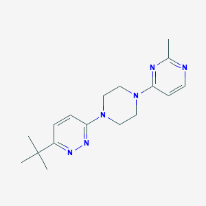 3-Tert-butyl-6-[4-(2-methylpyrimidin-4-yl)piperazin-1-yl]pyridazine