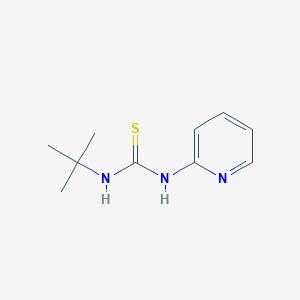 molecular formula C10H15N3S B286394 N-(tert-butyl)-N'-(2-pyridinyl)thiourea 