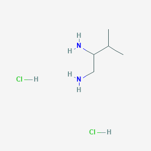 molecular formula C5H16Cl2N2 B2863942 3-Methylbutane-1,2-diamine dihydrochloride CAS No. 44520-52-7; 54750-81-1