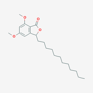molecular formula C22H34O4 B286395 3-dodecyl-5,7-dimethoxy-2-benzofuran-1(3H)-one 